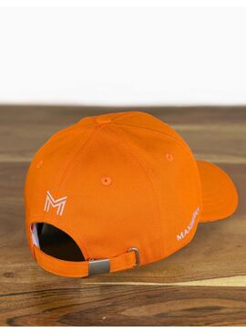 Gorra Maximilian Naranja/Blanco