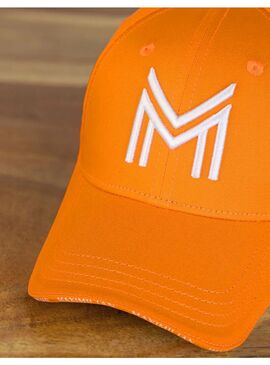 Gorra Maximilian Naranja/Blanco