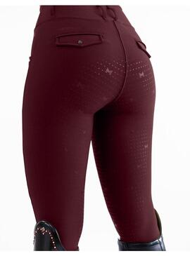 Mallas Pro Riding Full Grip Mujer Maximilian Burdeos