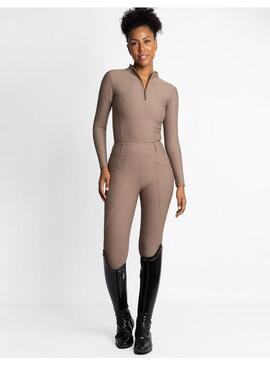 Base Layer Manga Larga Mujer Maximilian Nougat