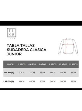 Sudadera clásica Junior cuello redondo PRIDA Granate