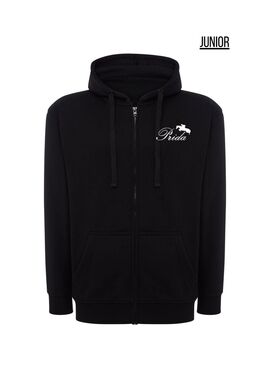 Sudadera con Cremallera y Capucha Junior PRIDA Negro