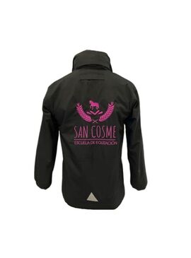 Chaqueta Reversible Junior San Cosme Negro/Gris