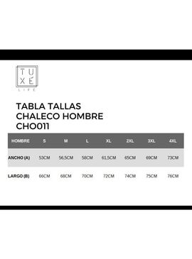 Chaleco Hombre Opción 2 Fidel Davila Marino