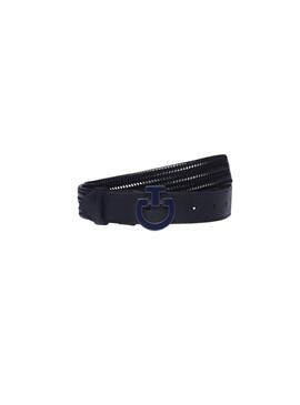 Cinturón Buckle trenzado Hombre Cavalleria Toscana Marino