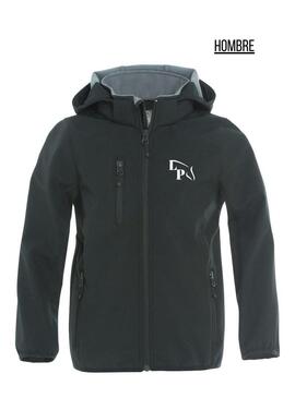 Chaqueta Hombre Softshell PORCHES Negro