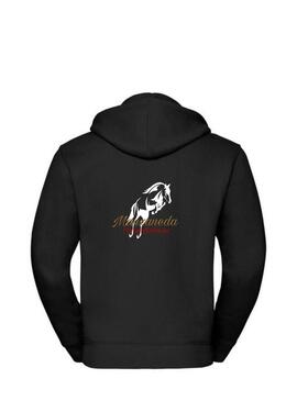 Sudadera Adulto cremallera capucha MANZANEDA Negro