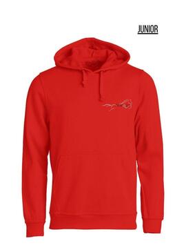 Sudadera con Capucha Junior ABRAIN Rojo