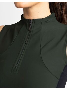 Base Layer sin Mangas Mujer Maximilian Hunter Green