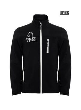 Chaqueta Softshell Junior sin Capucha Puraga Negro