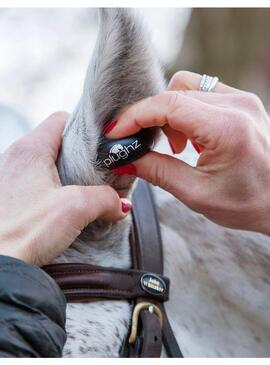 Tapones de Oídos para Caballos Plughz (2 unidades) Negro