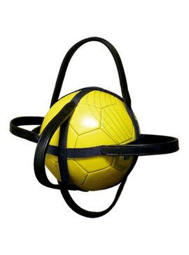 Correas de Amarre Norton para Pelota de Horse-Ball Amarillo/Negro