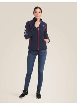 Chaqueta Ariat New Team Softshell Mujer Marino