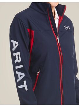 Chaqueta Ariat New Team Softshell Mujer Marino