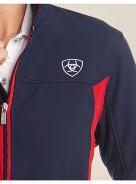 Chaqueta Ariat New Team Softshell Mujer Marino