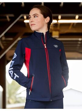 Chaqueta Ariat New Team Softshell Mujer Marino