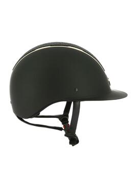 Casco Equithème 'Glint Mat' Negro Mate/Rosa