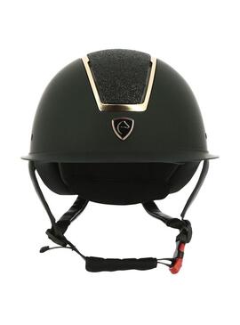 Casco Equithème 'Glint Mat' Negro Mate/Rosa