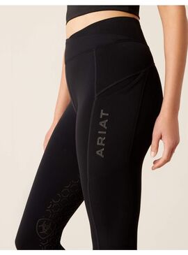 Mallas Equitación Ariat Avail Half Grip Mujer Negro