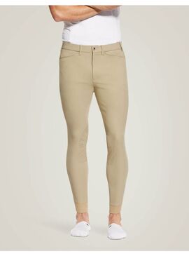 Pantalón Ariat Tri Factor Grip Knee Rodilla Patch Hombre Beige