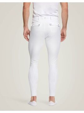 Pantalón Ariat Tri Factor Grip Knee Rodilla Patch Hombre Blanco