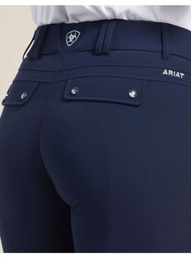 Pantalón Ariat Tri Factor Grip Knee Rodilla Patch Marino