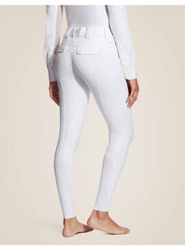 Pantalón Ariat Tri Factor Grip Knee Rodilla Mujer Blanco