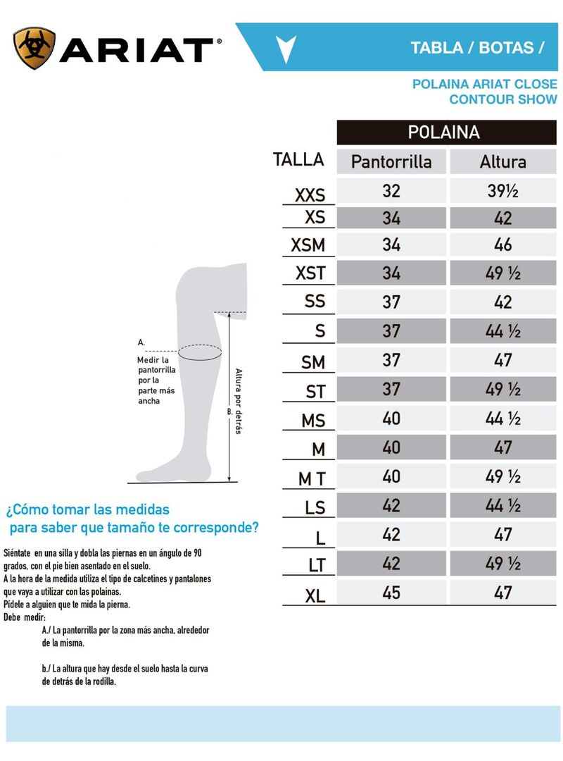 Polaina Ariat Concord (Par) Marrón Botin Heritage IV