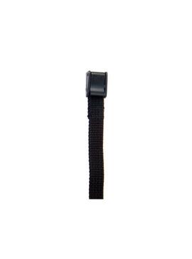 Correa Espuela Inglesa Nylon Fina Negro con Clip