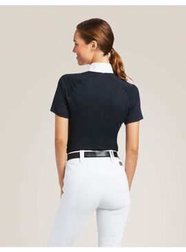 Polo Concurso Ariat Showstopper 2.0 Manga Corta Mujer Marino