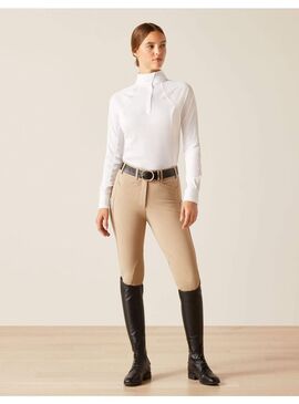 Polo Concurso Ariat Sunstopper 3.0 Manga Larga Mujer Blanco