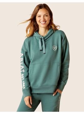 Sudadera Ariat Rabere Hoodie Mujer Silver Pine Heather