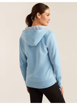 Sudadera Ariat Team Logo Full Zip Mujer Glacier Lake