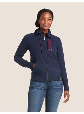 Sudadera Ariat Team Logo Full Zip Mujer Team