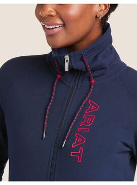 Sudadera Ariat Team Logo Full Zip Mujer Team