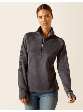 Sudadera Ariat Tek Team ½ Zip Mujer Ebony