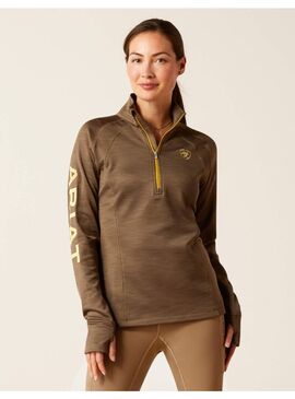 Sudadera Ariat Tek Team ½ Zip Mujer Canteen