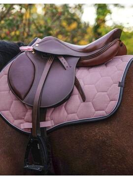 Mantilla Equitheme Quadri Rosa