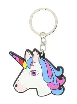 Llavero de silicona EQUI-KIDS 'Licorne'- Blanco