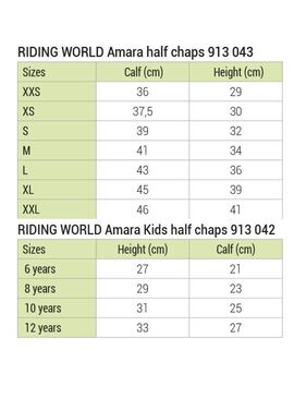 Polainas Riding World Amara Negro