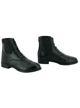 Botines Sintético con Cordones Riding World Negro