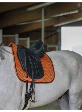 Mantilla Equithème "Glossy" Naranja