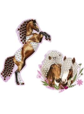 Pegatinas de diamantes - Horse Friends