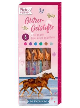 Bolígrafos de Gel con Purpurina - Horse Friends