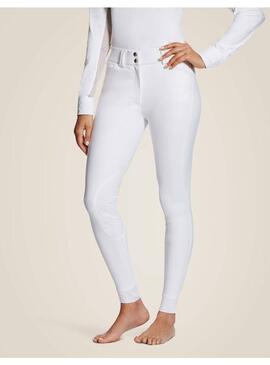 Pantalón Ariat Tri Factor Grip Knee Rodilla Mujer Blanco