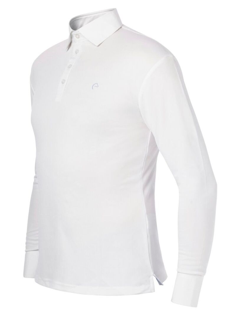 Polo Equithème “Mesh” Niño Blanco