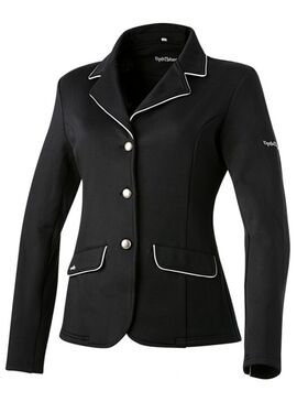 Chaqueta de Concurso Equithème “Soft Classic” Mujer Negro/Gris