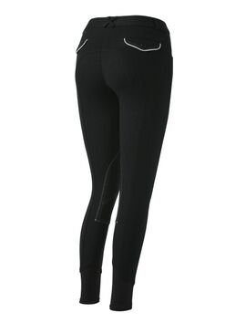 Pantalón Equithème “Pro” Junior Negro/Blanco