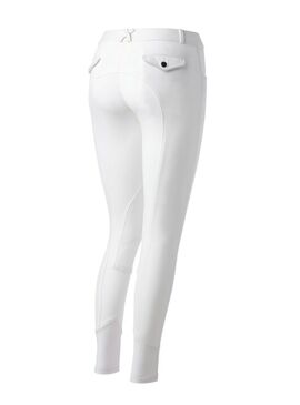 Pantalón Equithème “Pro” Mujer Blanco/Gris