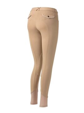 Pantalón Equithème “Pro” Mujer Topo/Blanco